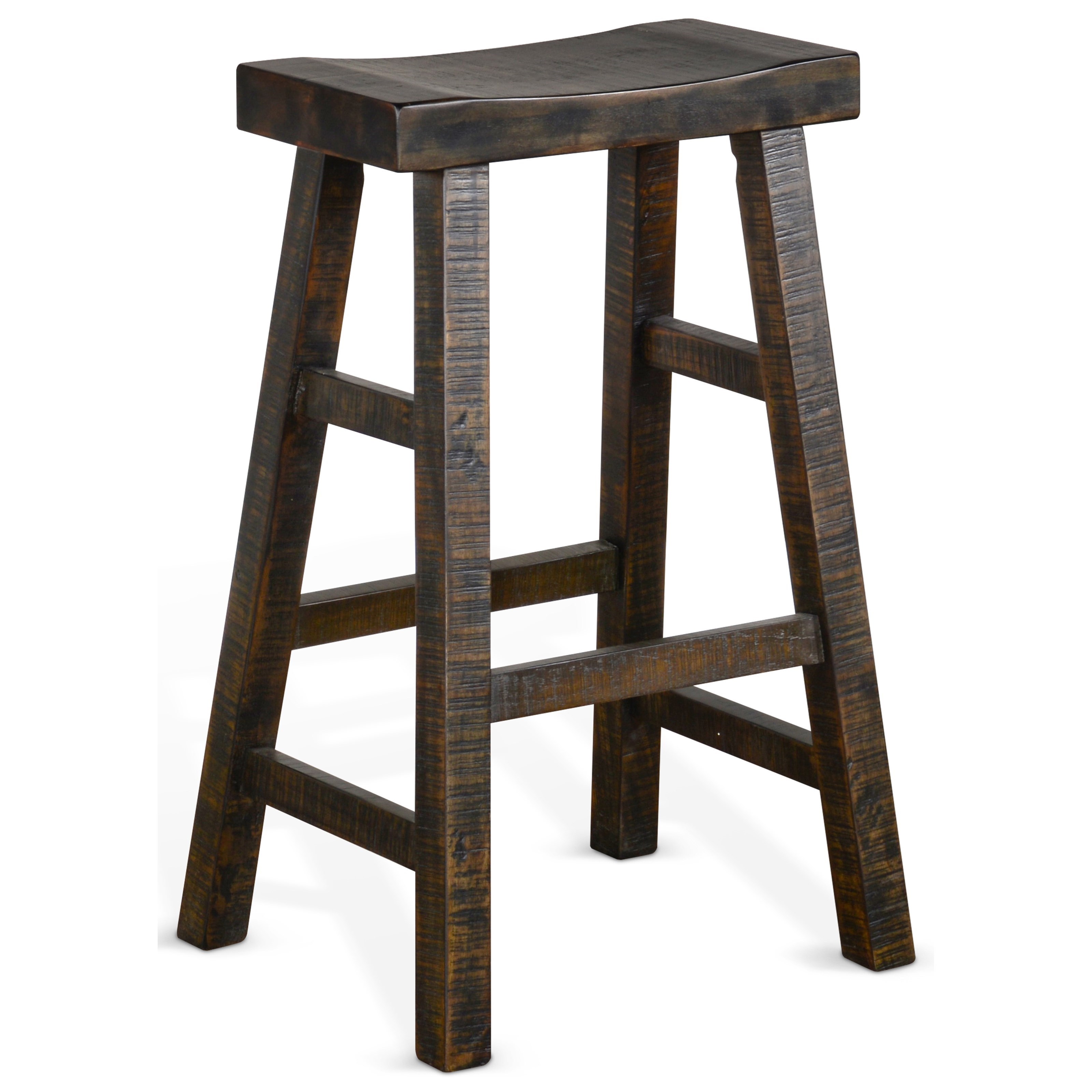 Saddle sales stool wooden