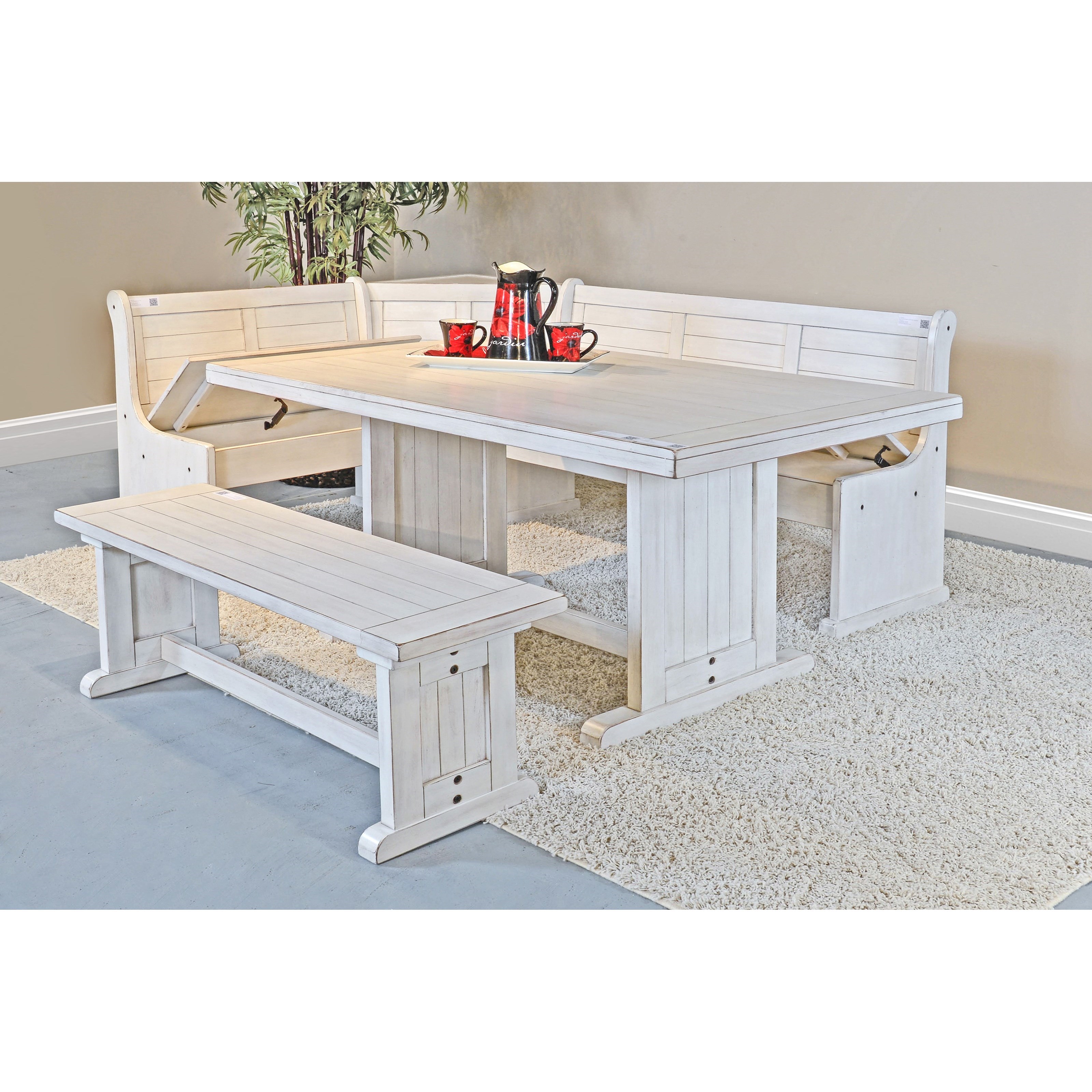 Bayside breakfast nook with online side bench