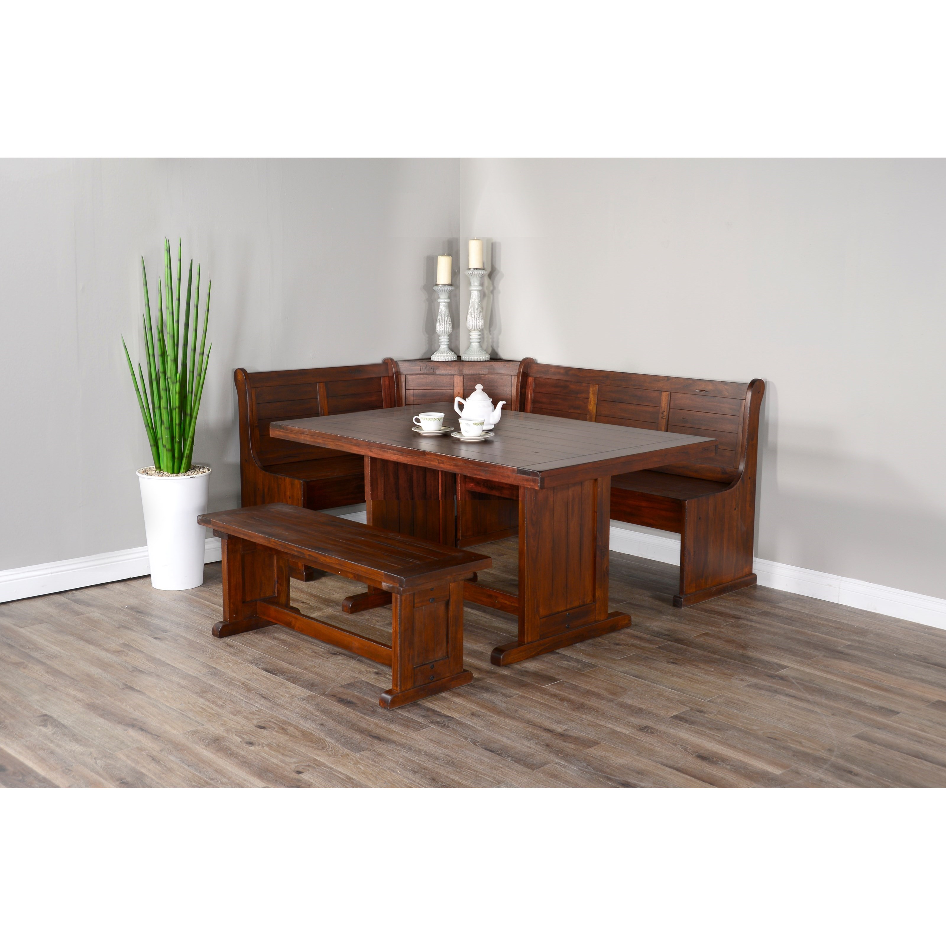 Bayside breakfast nook with side bench sale