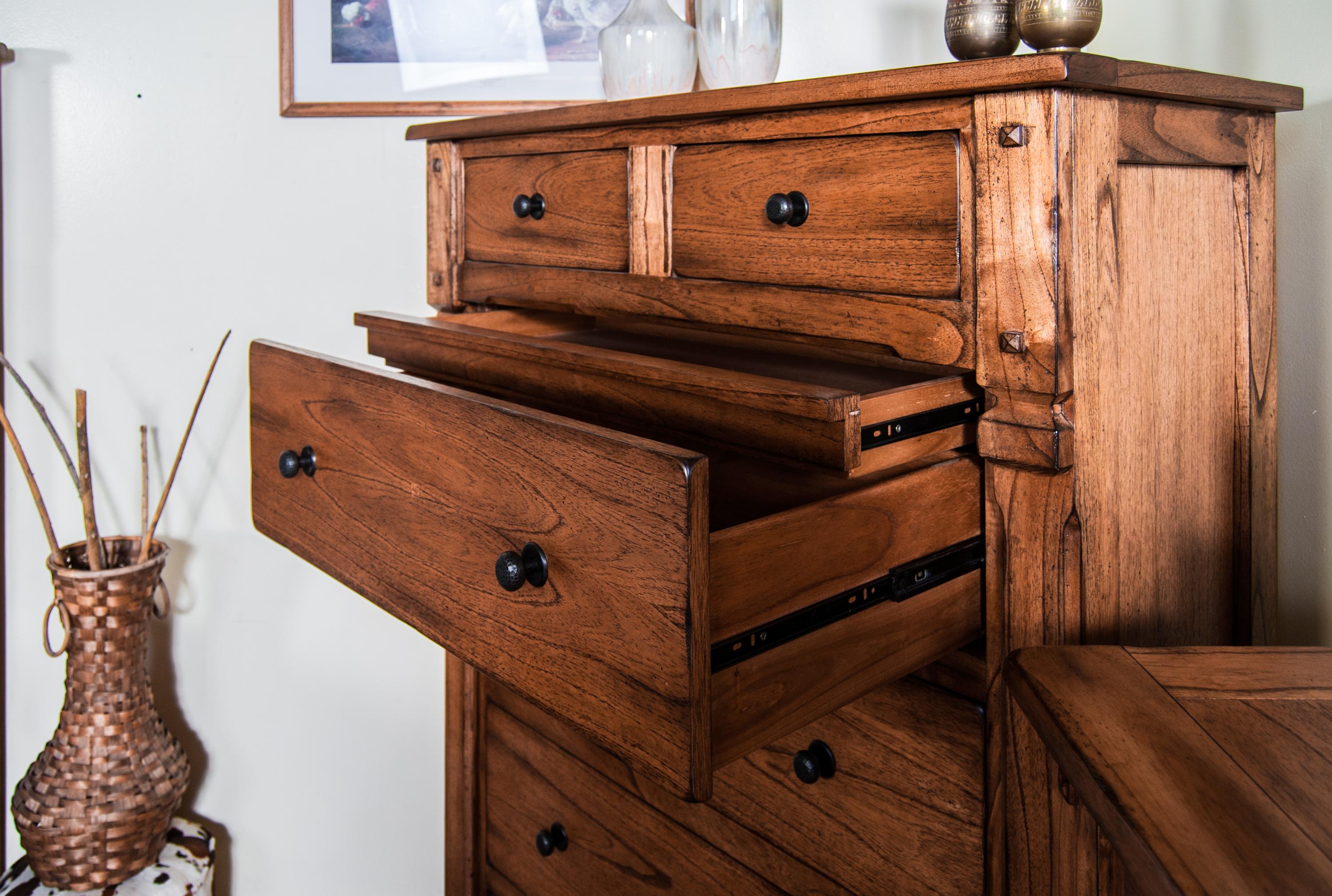 Sunny Designs Sedona 2322RO C Rustic Chest with Hideaway Drawer