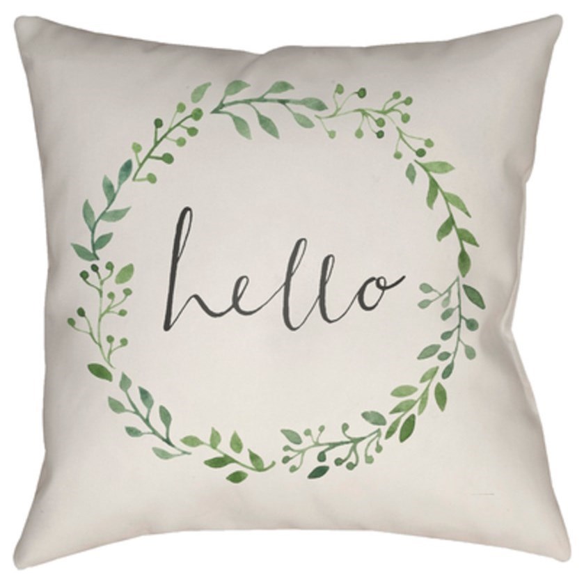 Surya Hello QTE018 2020 7566 x 19 x 4 Pillow Weinberger s