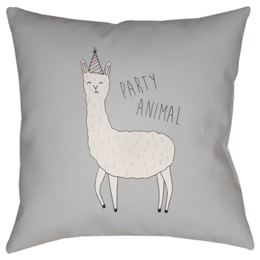 Surya Llama LLA002 1818 18 x 18 x 4 Made to Order Jacksonville Furniture Mart Throw Pillows