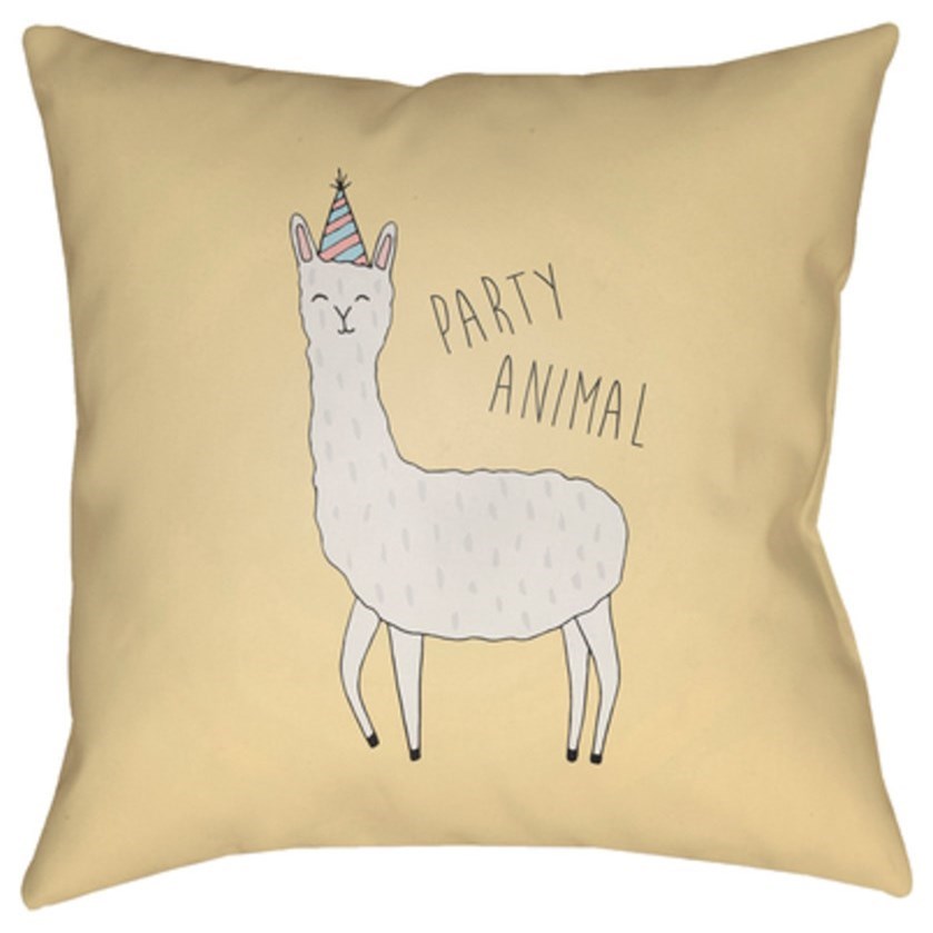 Llama decorative pillow cheap