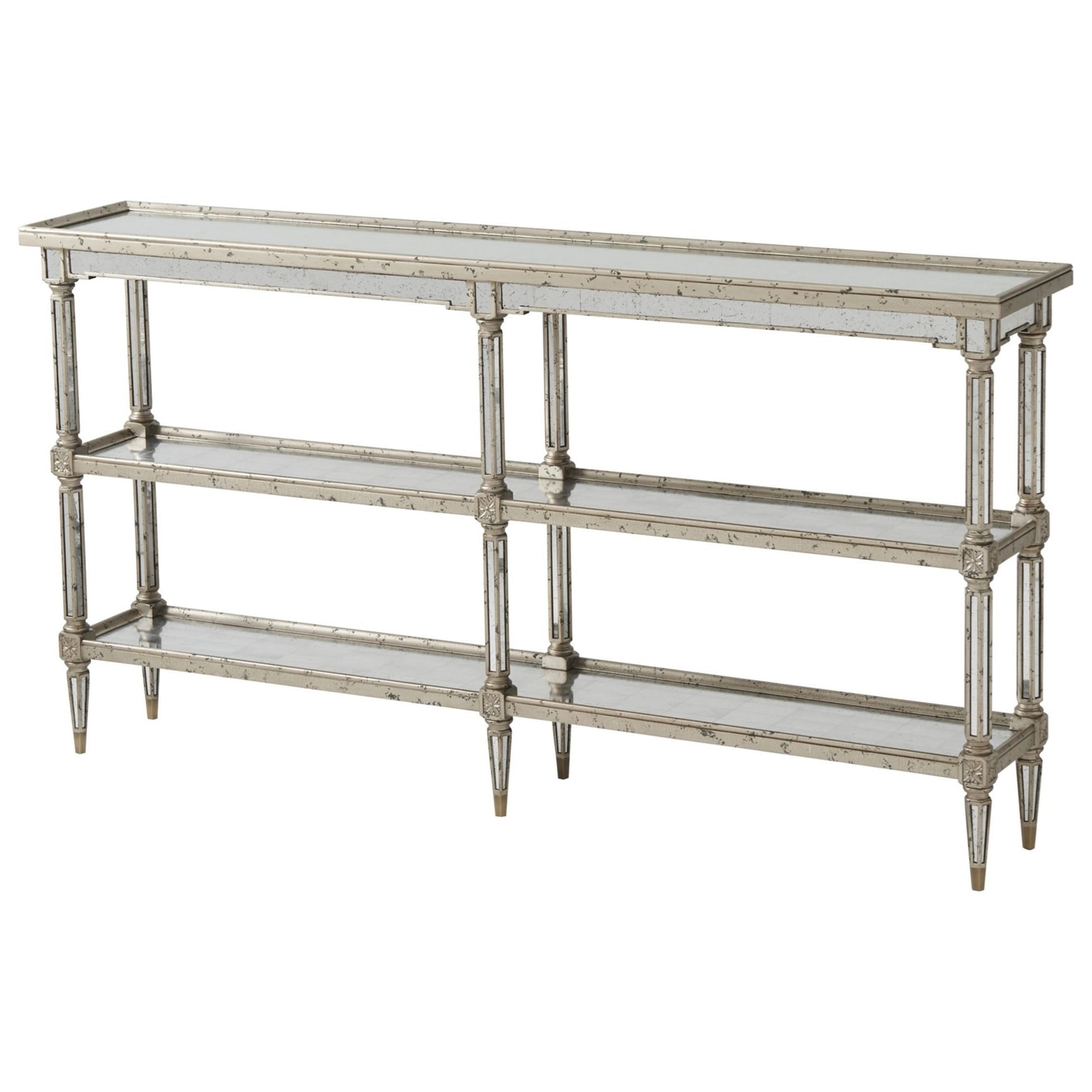 Theodore Alexander Eglomisé 5350001 Starlight Console with Mirror
