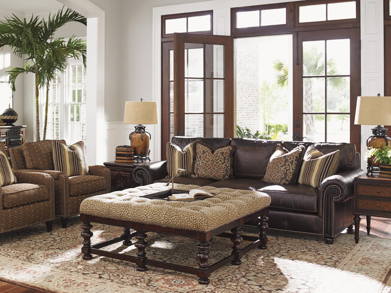 Tommy Bahama Home Kilimanjaro 7274 11 Bishop Chair with Padded Arm