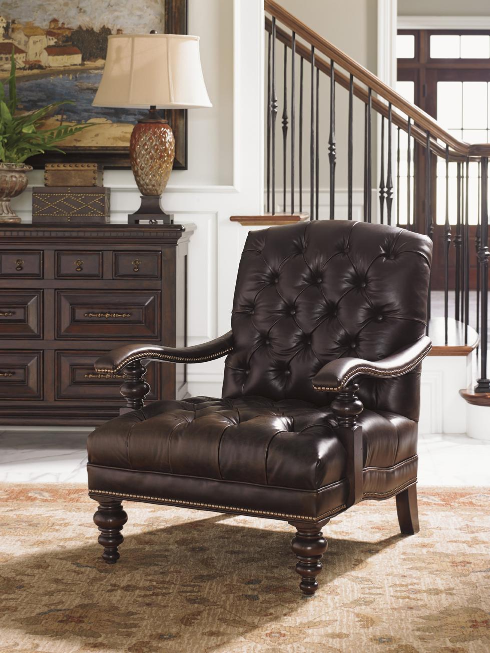 Tommy bahama hot sale leather chair