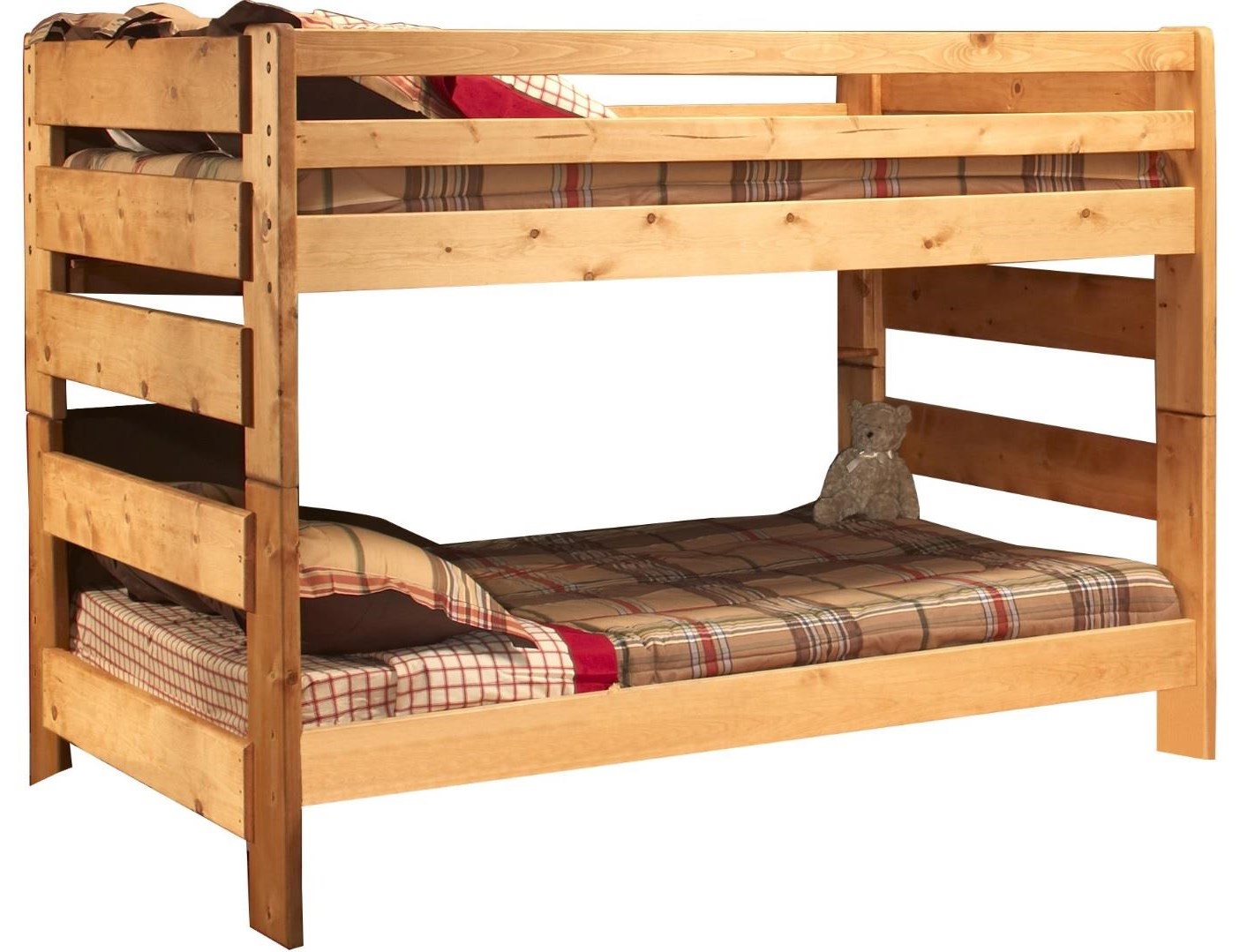Full over full wooden bunk beds store