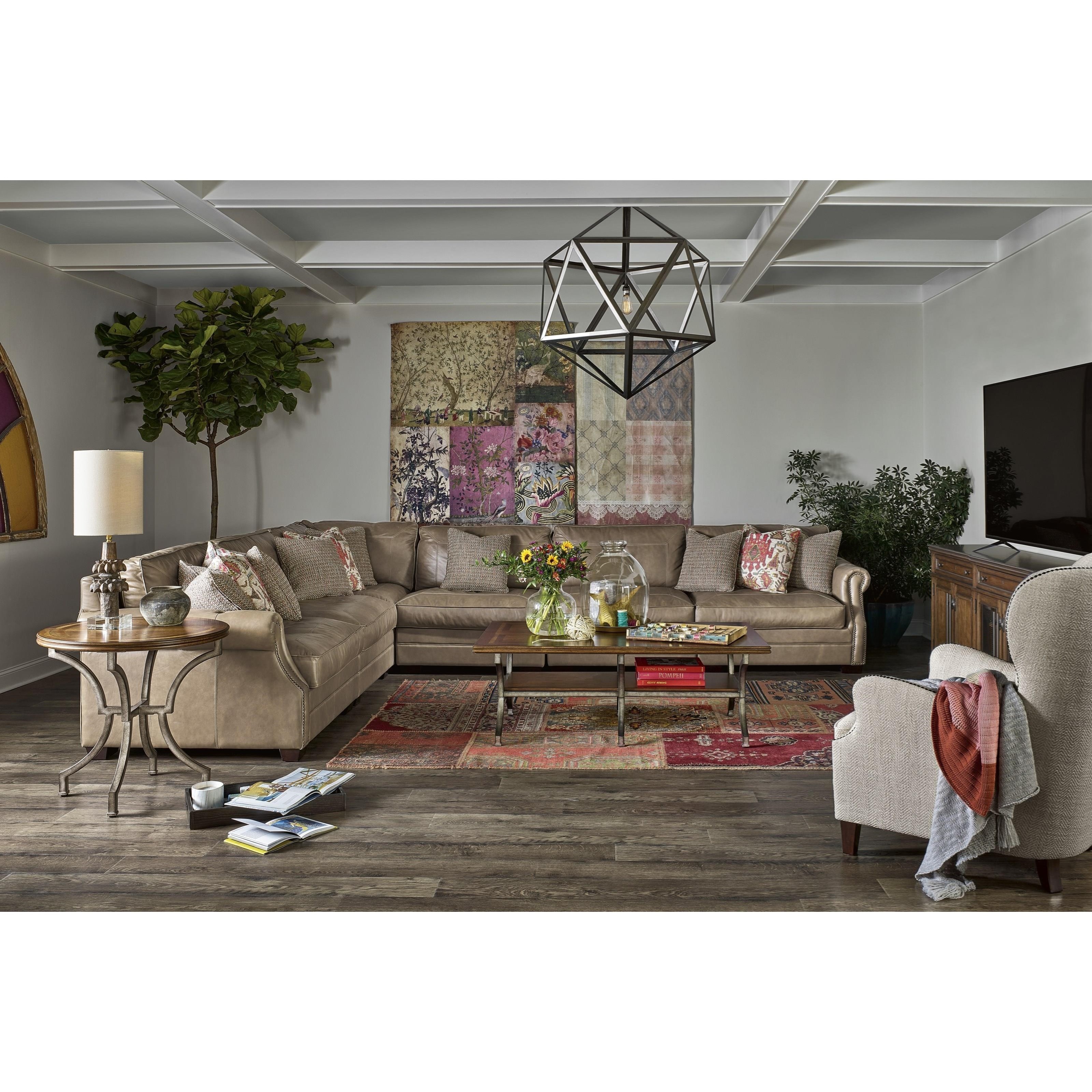 Carrington reclining sectional clearance sofa