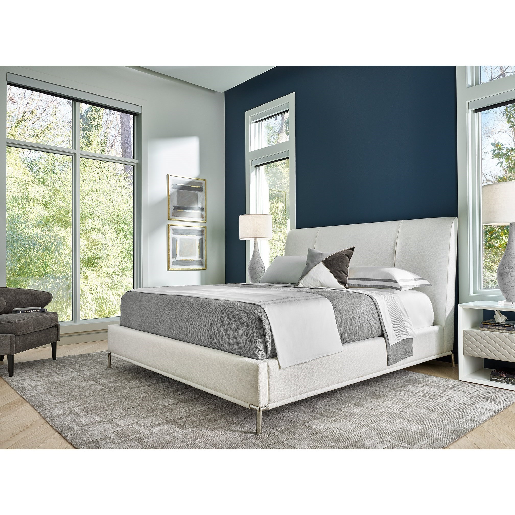 Colyt upholstered on sale platform bed