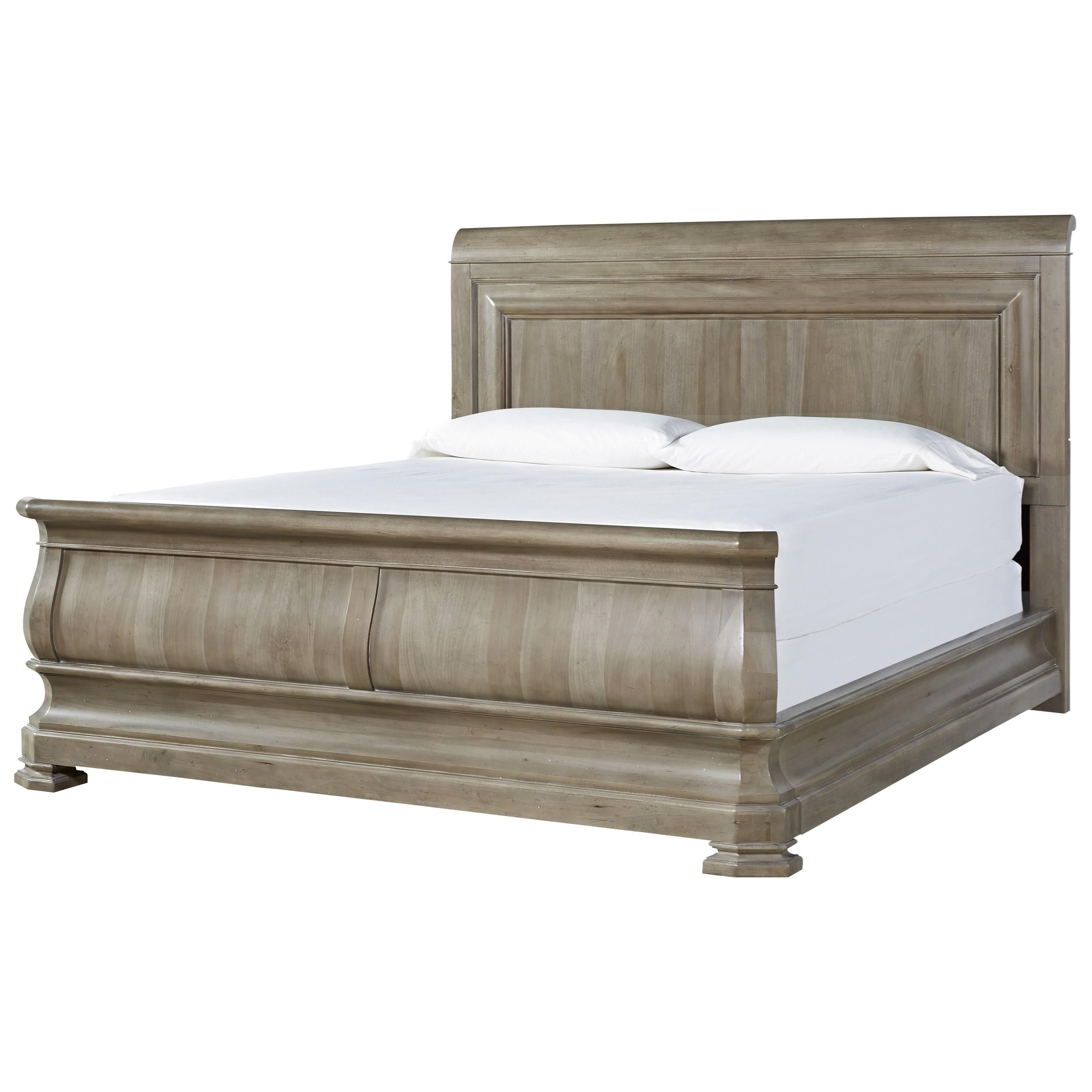 Reprise cherry king clearance bed