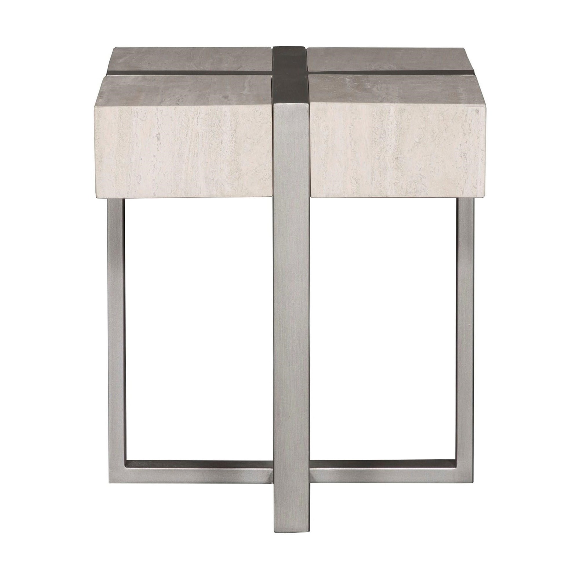 Vanguard Furniture Formation P462L Stone Veneer Side Table Baer's