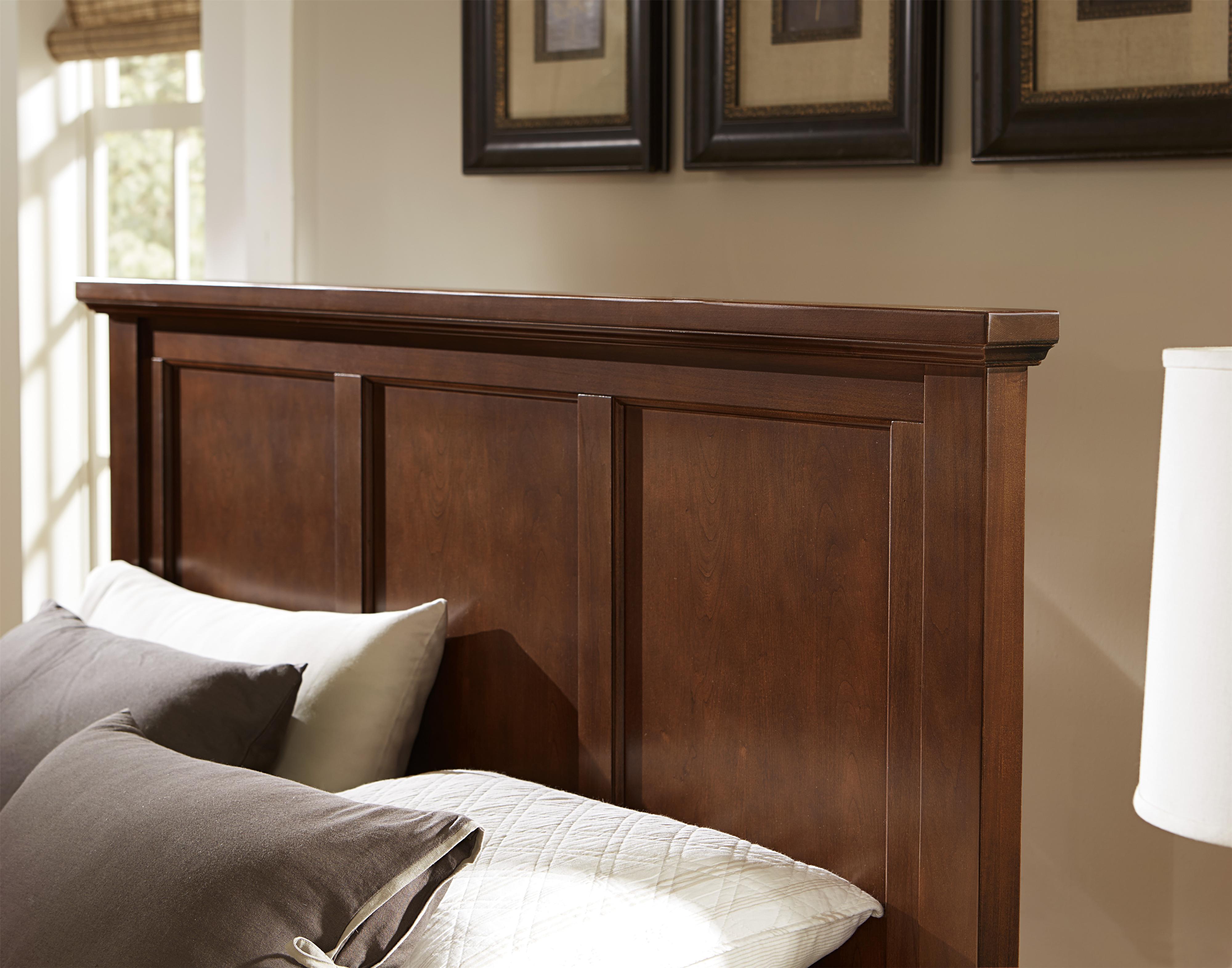 Cherry wood sales headboard full
