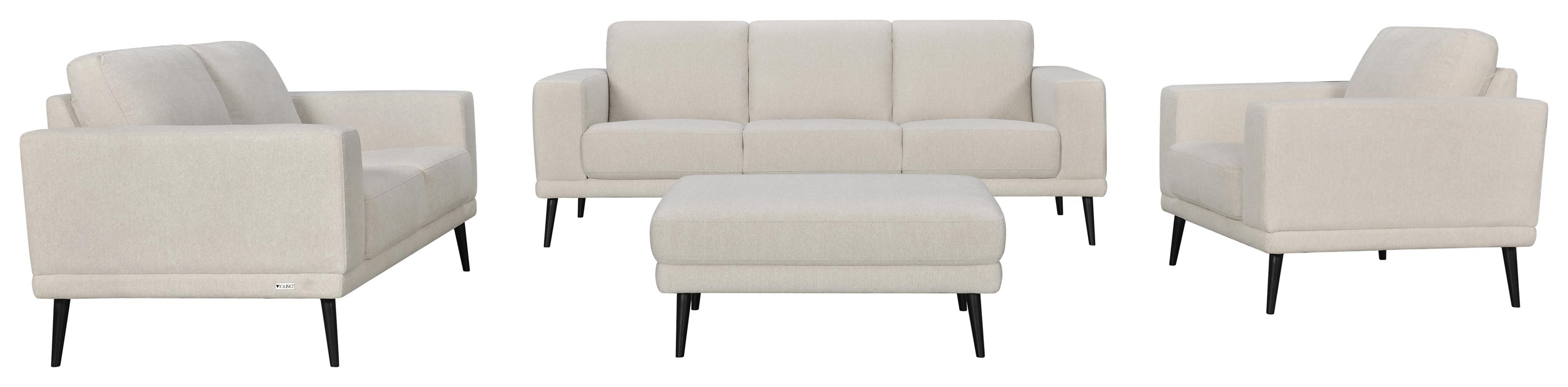 Harlow chair sales & ottoman set
