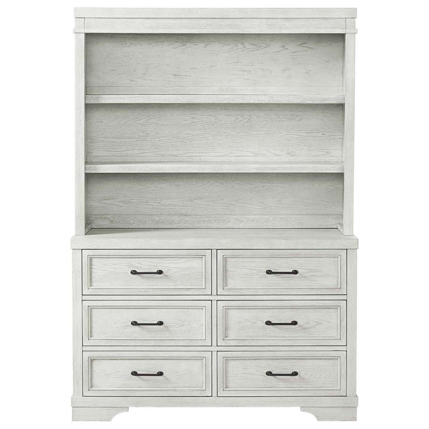 Hutch with store drawers and shelves