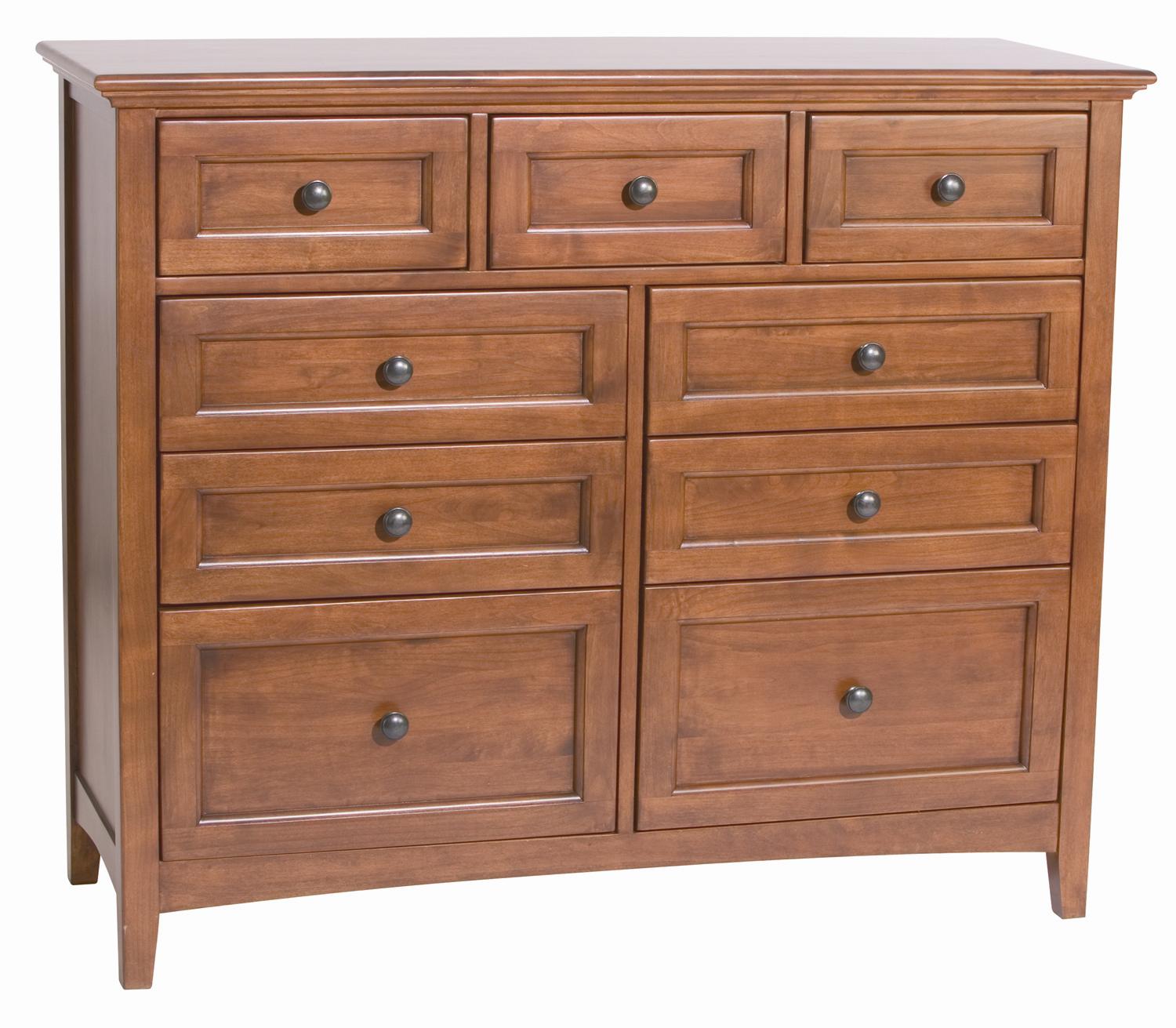 9 drawer shop cherry wood dresser