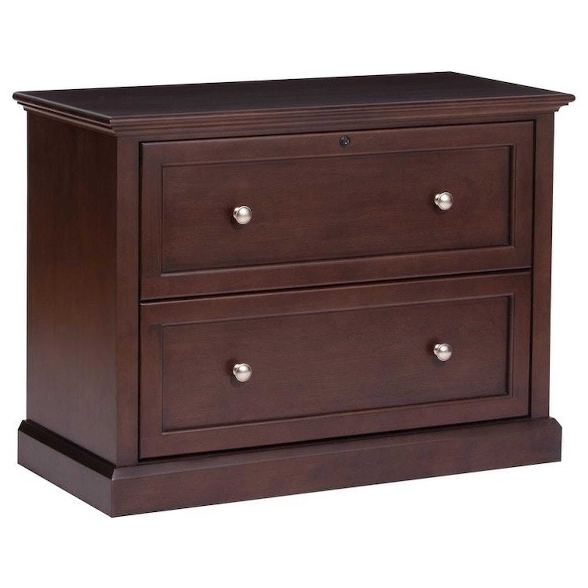 Whittier Wood McKenzie Cafe DSK2403CAF 2 Drawer Lateral File