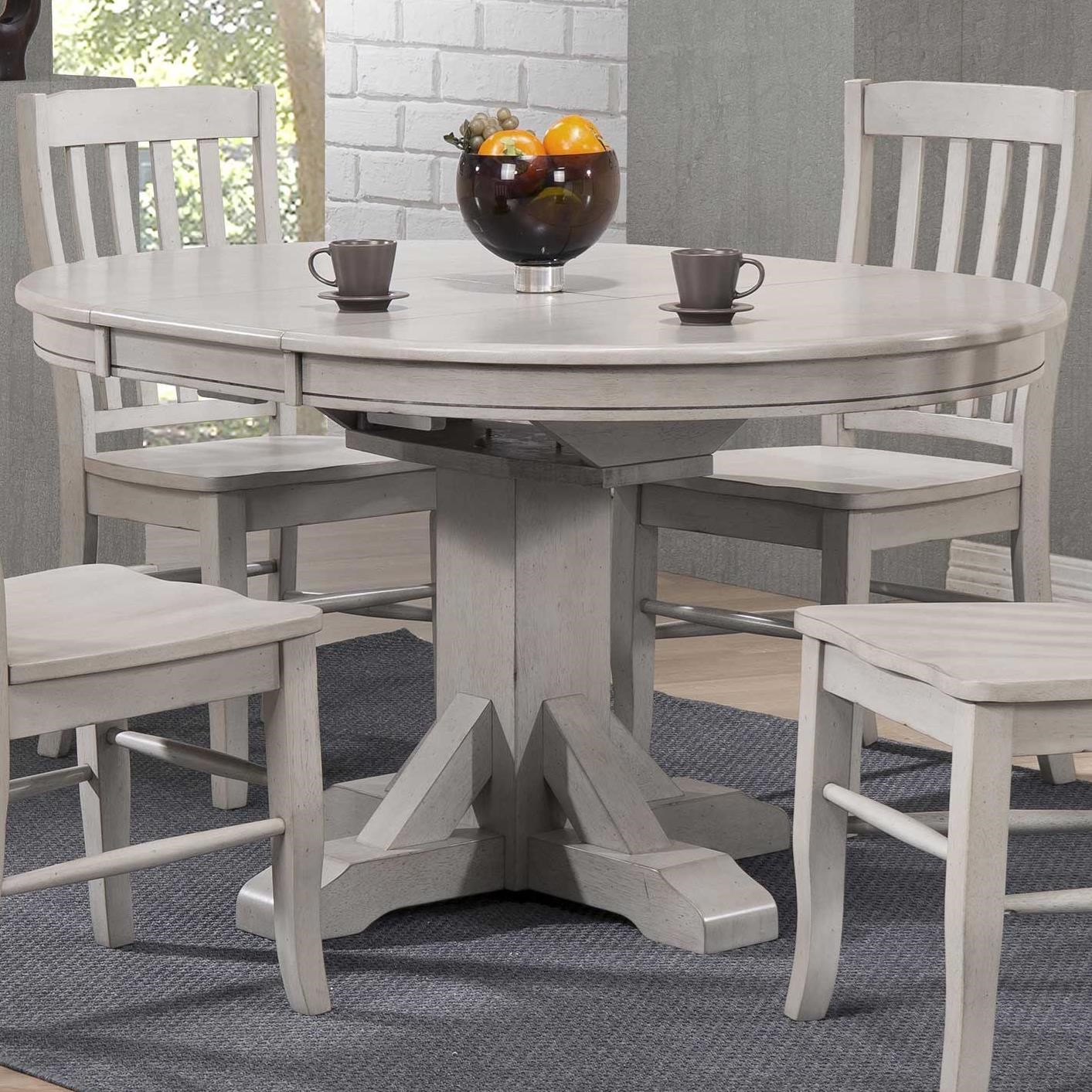 Round dining table with butterfly deals leaf