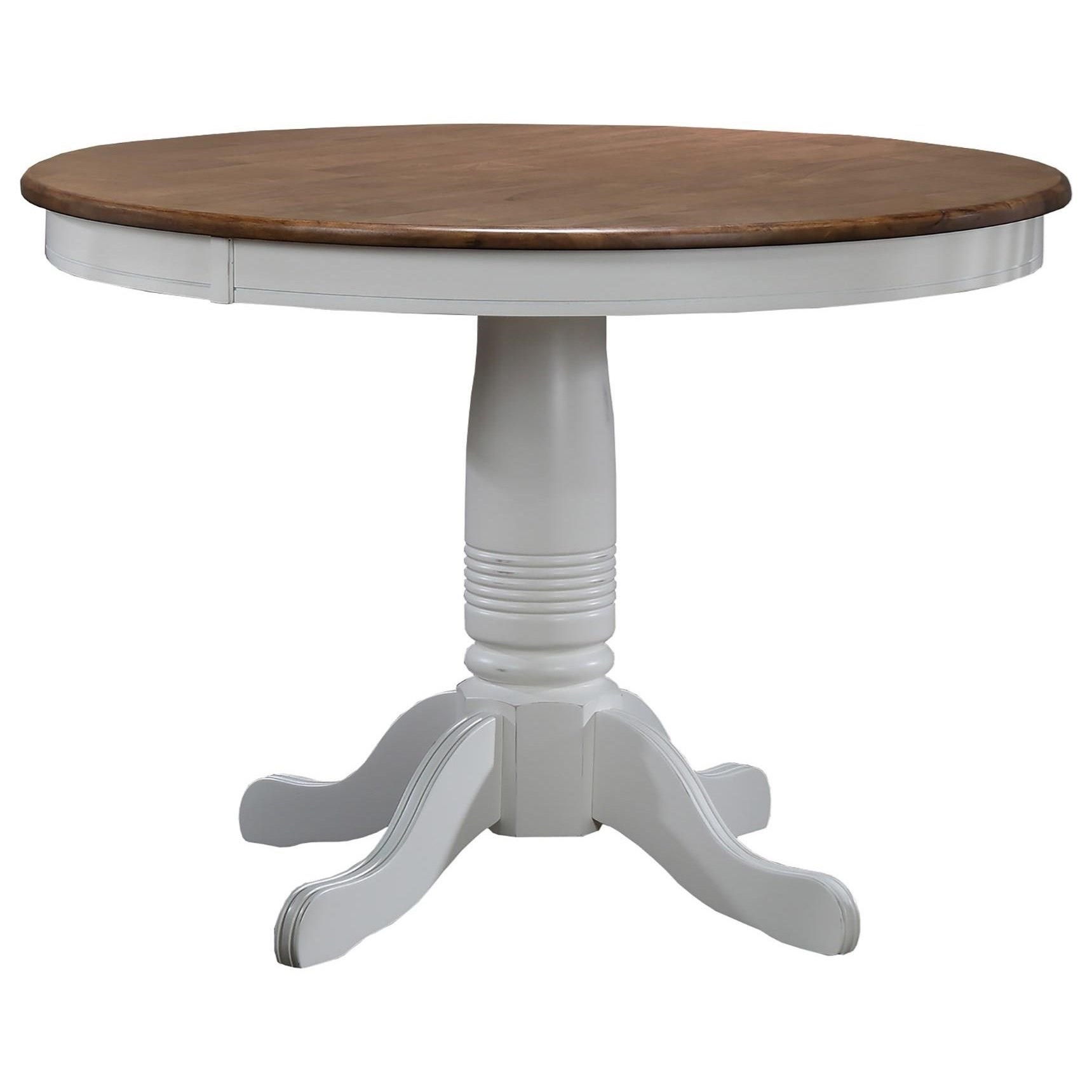 Small round hot sale rustic kitchen table