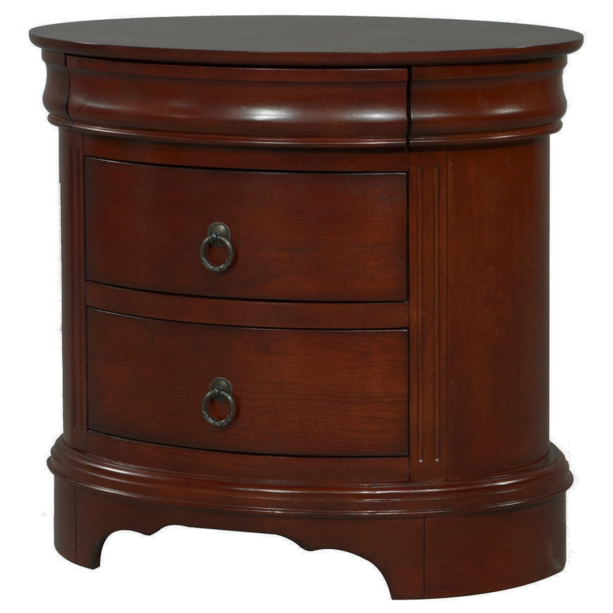 Oval nightstand with drawers cheap