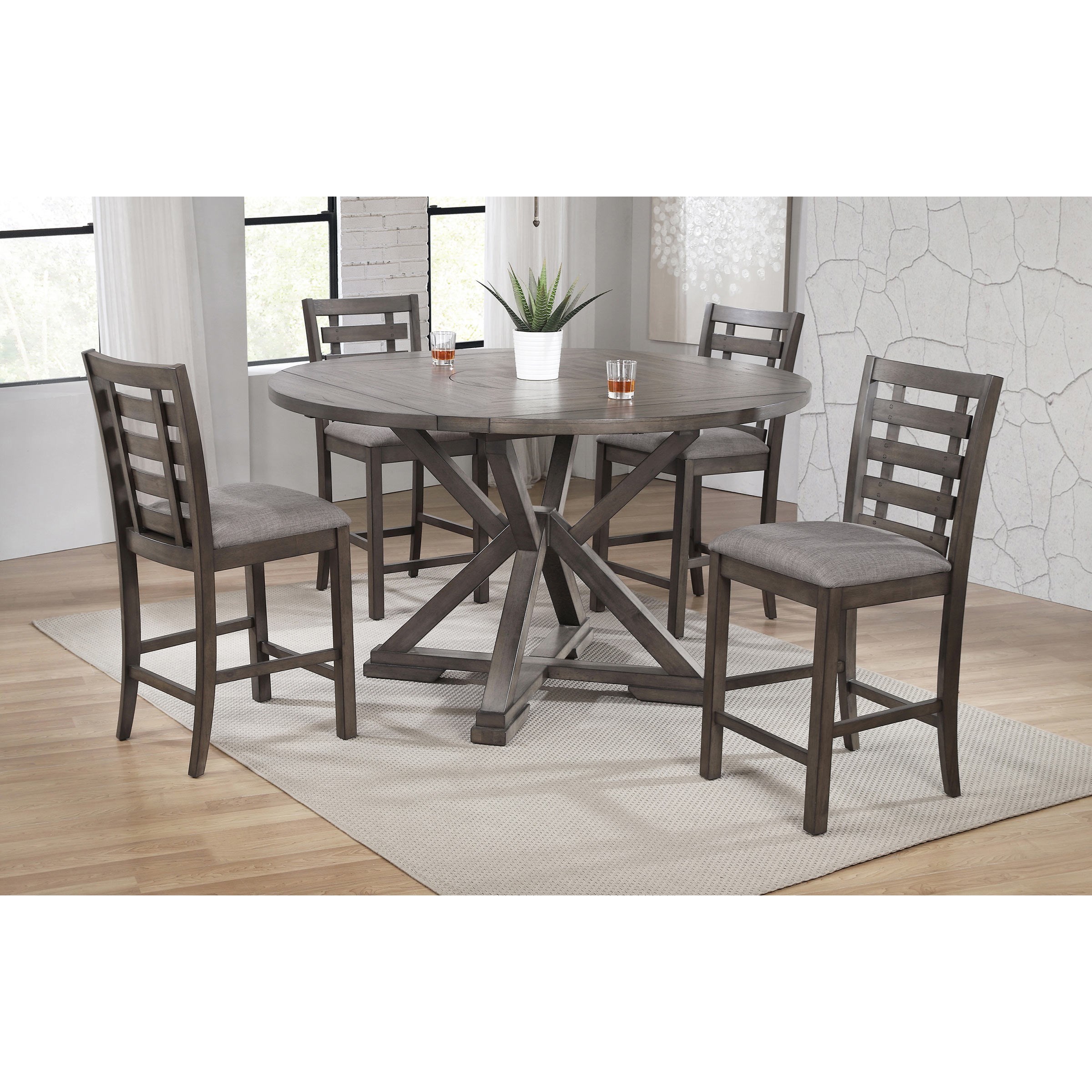 Pub table online with lazy susan