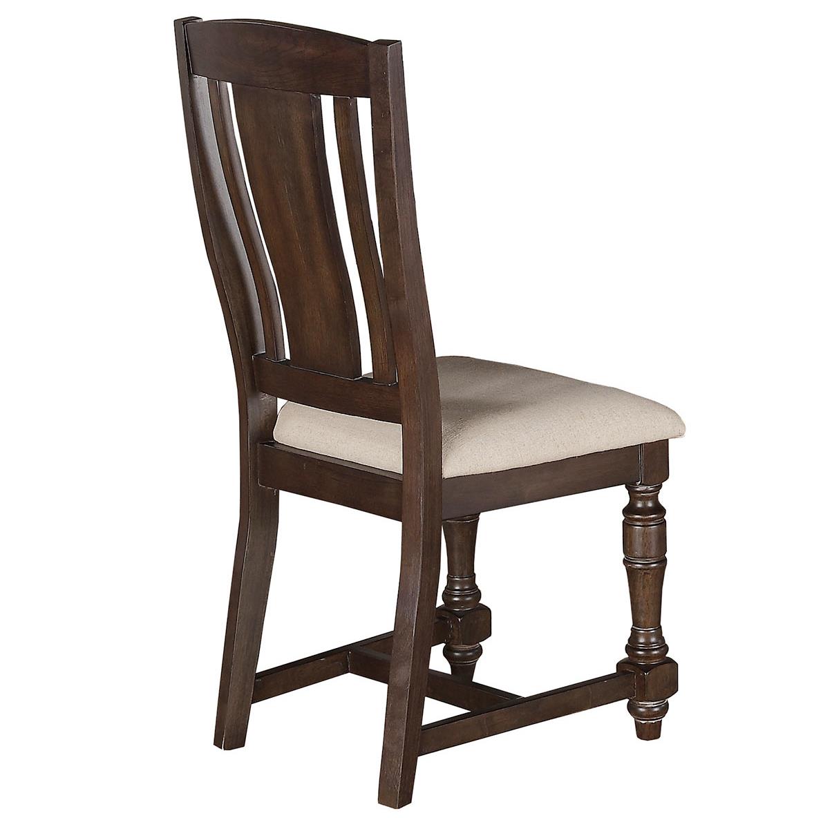 Slat back best sale side chair
