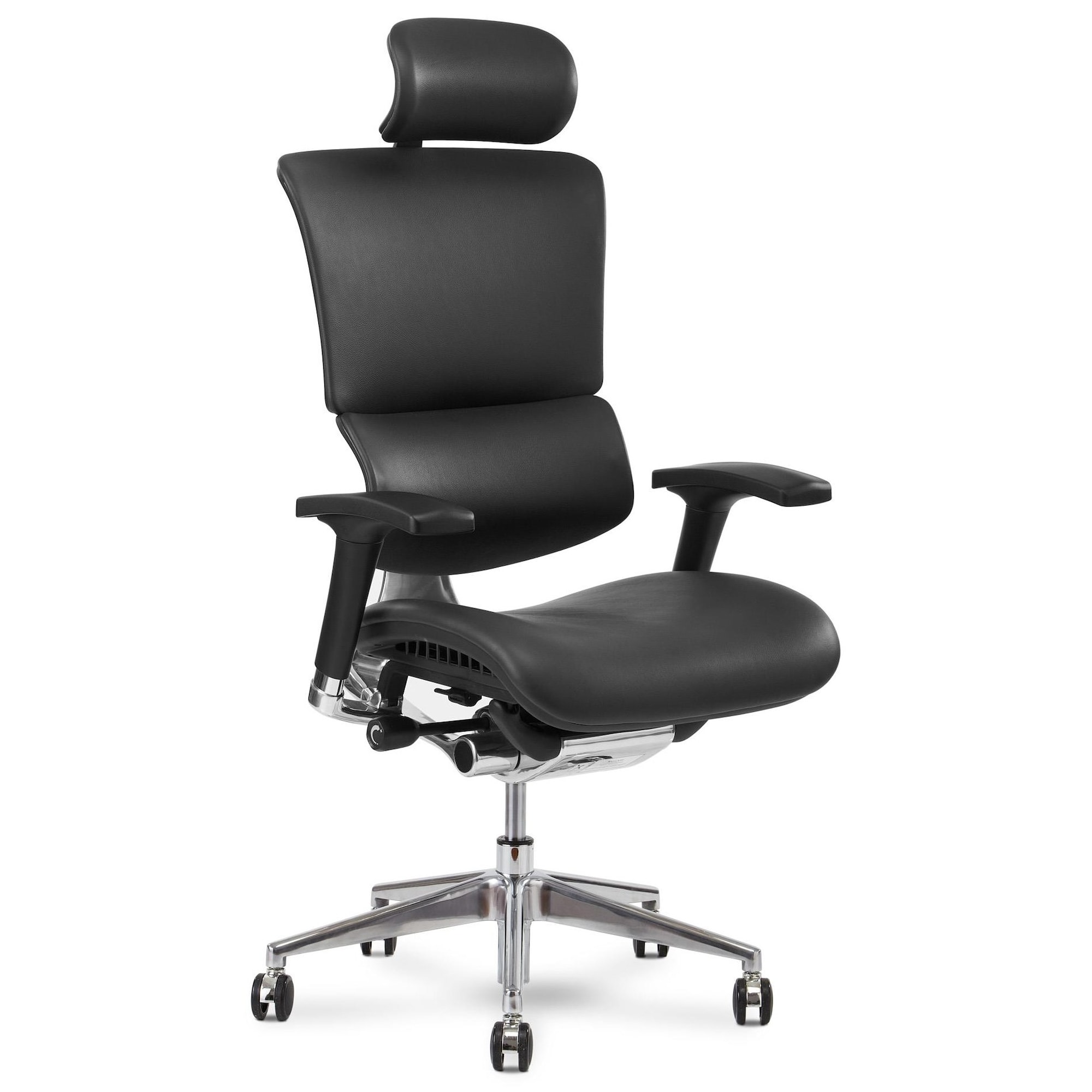 XChair X4 MS4/BLACK/LTH/PA/HR Executive Chair HomeWorld Furniture