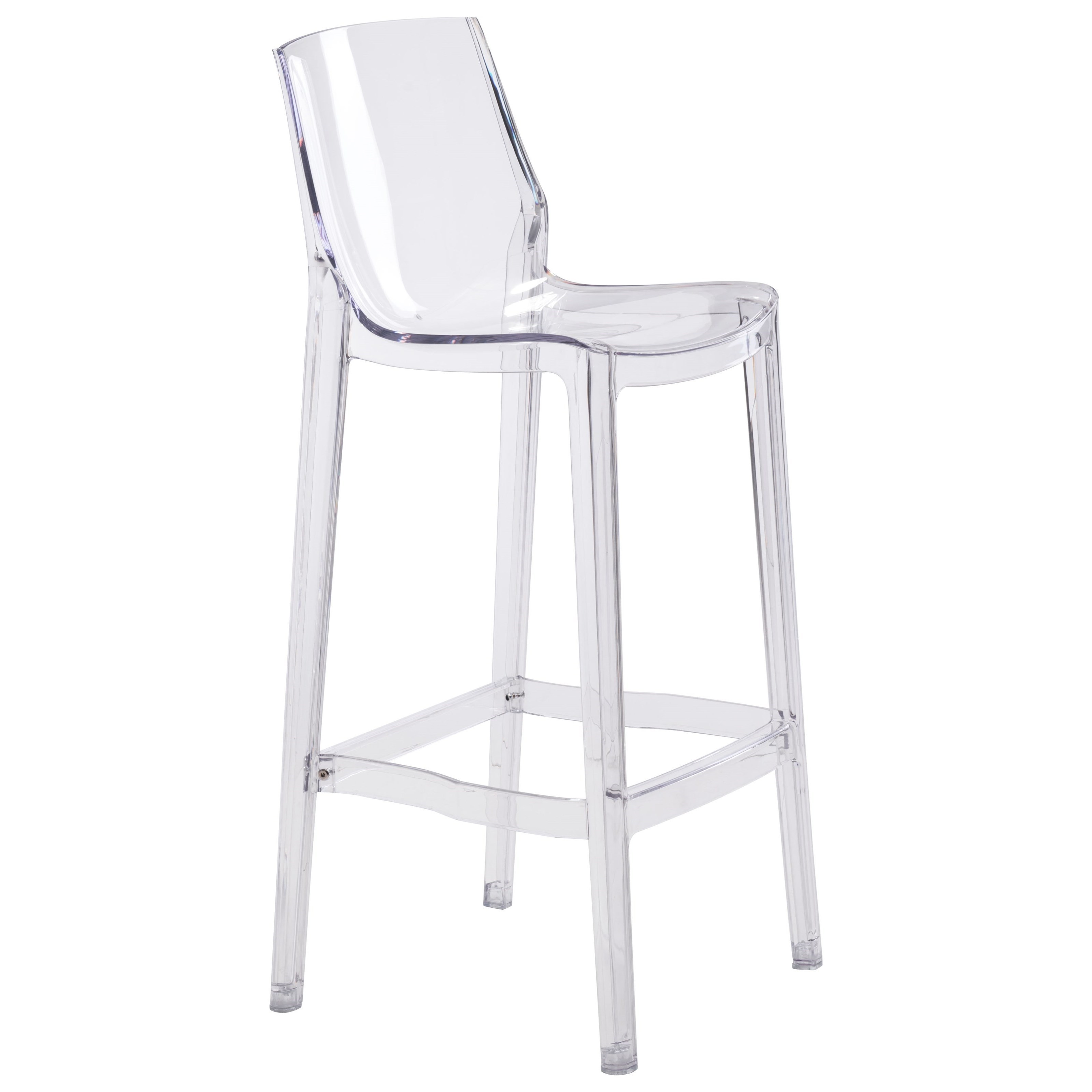Transparent stool bar chair deals